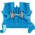 Terminal block Viking 3 - screw - 1 connect - 1 entry/1 outlet - pitch 6 - blue