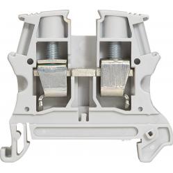 Terminal block Viking 3 - screw - 1 connect - 1 entry/1 outlet - pitch 10 - grey