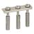 Bar Viking 3 - for screw terminal block - equipotential - 12 blocks / pitch 12