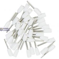 Ferrules Starfix - simples individuals - cross section 0.5 mm² - white