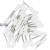 Ferrules Starfix - simples individuals - cross section 0.5 mm² - white