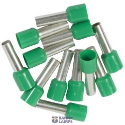 Ferrules Starfix - simples individuals - cross section 6 mm² - green