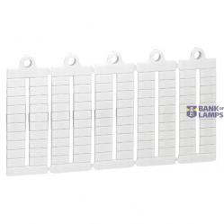 Marker label sheet Viking 3 - blank marker - for blocks pitch 5 mm