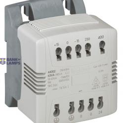 Control and safety transfo - 1 Ph - prim 230-400 Vﾱ / sec 24 V - 63 VA - spring