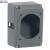 Box Hypra - IP44/66/67-55 - for surface mounting socket - 16 A - plast