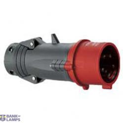 Straight plug Hypra - IP 44 - 380/415 V~ - 16 A - 3P+E - plastic