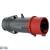 Straight plug Hypra - IP 44 - 380/415 V~ - 16 A - 3P+E - plastic