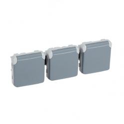 2P+T SCHUKO PRECAB. 3PH GRIS COMPO.