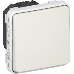 Switch Plexo IP 55 - 2-way - 10 AX - 250 V~  - modular - white