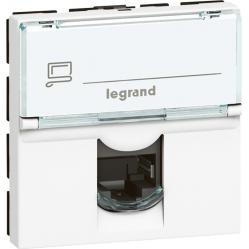RJ45 socket Mosaic category 6 FTP 2 modules white