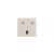 Socket outlet Mosaic - British - 2P+E 13 A - 2 modules - white