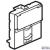 Faceplate Mosaic - for single Systimax connector - 2 modules - white