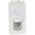 Telephone socket Mosaic - RJ11 - 4 contacts - 1 module - white