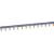 Supply busbar - prong-type - 1P+N universal - max 57 devices connected - 1 meter