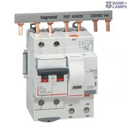 Residual Current Circuit Breaker with Overcurrent Protection DX3 2P, 10 A, 10 kA, 230 V, 6 kA, 30 mA