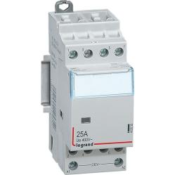 Power contactor CX³ - with 230 V~ coll - 4P - 400 V~ - 25 A - 4 N/O