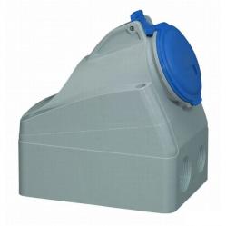 Surface mounting socket P17 - IP44 - 200/250 V~ - 16 A - 3P+N+E