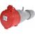 Mobile socket P17 - IP44 - 380/415 V~ - 32 A - 3P+N+E