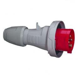 Straight plug P17 - IP66/67 - 380/415 V~ - 16 A - 3P+N+E