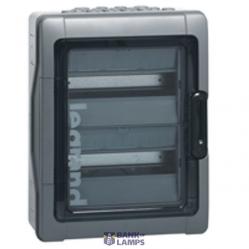 Cabinets PLEXO³ - IP 65 - IK 09 - 2 rows - 12 modules