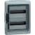 PLEXO3 IP65 WEATHERPROOF CABINET 2X18 MODULES