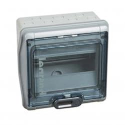 Cabinets PLEXO³ - IP 65 - IK 09 - 8 modules - 1 row