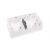 Surface mounting box Niloé - 2 gang - white