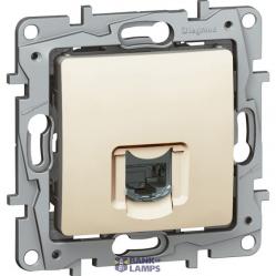 RJ45 socket category 6 STP ivory