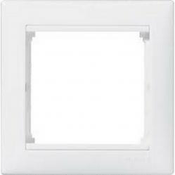 PLAQUE 1 POSTE BLANC
