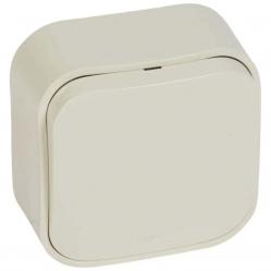 One-way switch Forix - surface mounting - IP 2X - 10 AX - 250 V~ - ivory