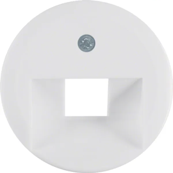 Central Piece For UAE socket 1930/glass polar White, glossy
