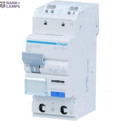 Differential circuit breaker 1P+N 13A, 30mA, B 6kA, type A, QC