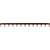 Insulated busbar 1P 63A prong 10mm² brown 13M