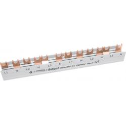 Insulated busbar 3x(P+N) fork 16mm² 12M