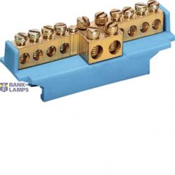 Brass terminal, 8x10mm² 2x16mm²,N