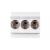 Plastic Fuse base D02 w. clamp ,3-p, 63A