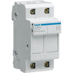 Fuse carrier 2P 1000V DC L38 2M