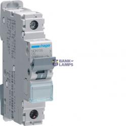 Miniature Circuit Breaker 1P, 6 A D-Curve, 10 kA, 1M