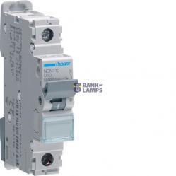 Miniature Circuit Breaker 1P, 10 A D-Curve, 10 kA, 1M
