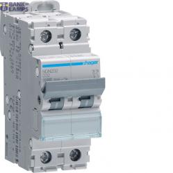 Miniature Circuit Breaker 2P 32A D-Curve 10kA 2M