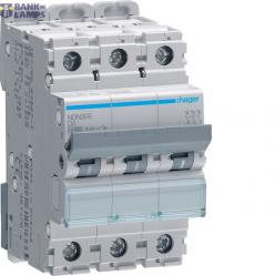 Miniature Circuit Breaker 3P 6A D-Curve 10kA 3M