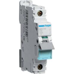 Miniature circuit breaker MCB 1P C-curve 16A 10kA 15kA 1 module