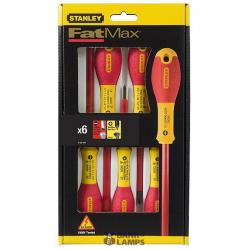 Fatmax Insulated Screwdriver Set 6pcs 0-65-441 Stanley