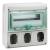 Kaedra - for power outlet - 3 openings - 1 x 12 modules - 340 x 335 mm