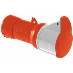 PratiKa wander socket - straight - 32 A - 3P + N + E - 380...415 V AC - IP44