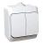 Cedar Plus - 1pole 2-circuits switch - 16AX, white
