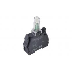 Harmony XB4, Light block for head Ø22, white, integral LED, 24 V AC/DC
