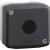 Harmony XALD, XALK, Empty enclosure, plastic, dark grey lid, for push button Ø22, 1 cut-out