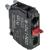 Harmony XALD, XALK, Single contact block, silver alloy, screw clamp terminal, 1 NC