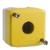 Harmony XALD, XALK, Empty enclosure, plastic, yellow lid for push button Ø22, 1 cut-out
